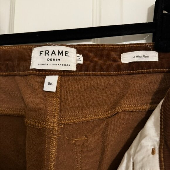 FRAME Le High Cotton-blend corduroy flared pants - Picture 4 of 5